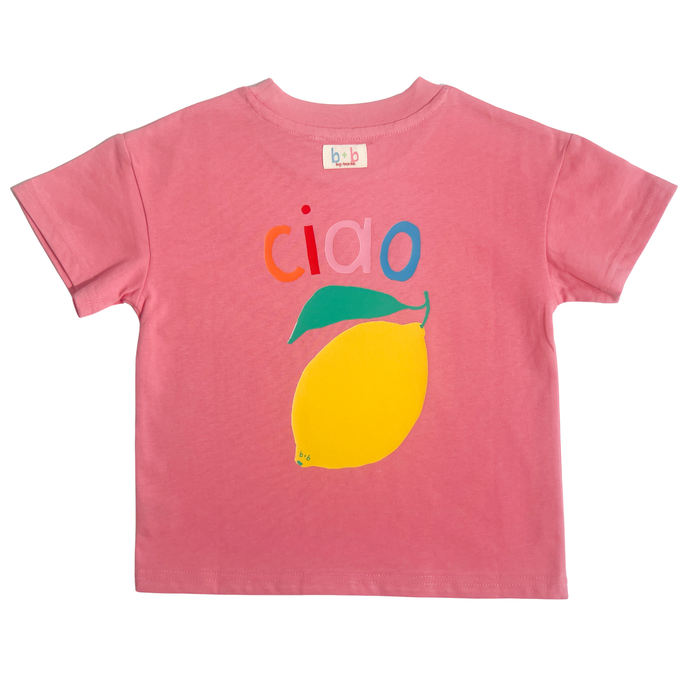 Organic Cotton Tee (Relaxed Fit) - Pink Ciao