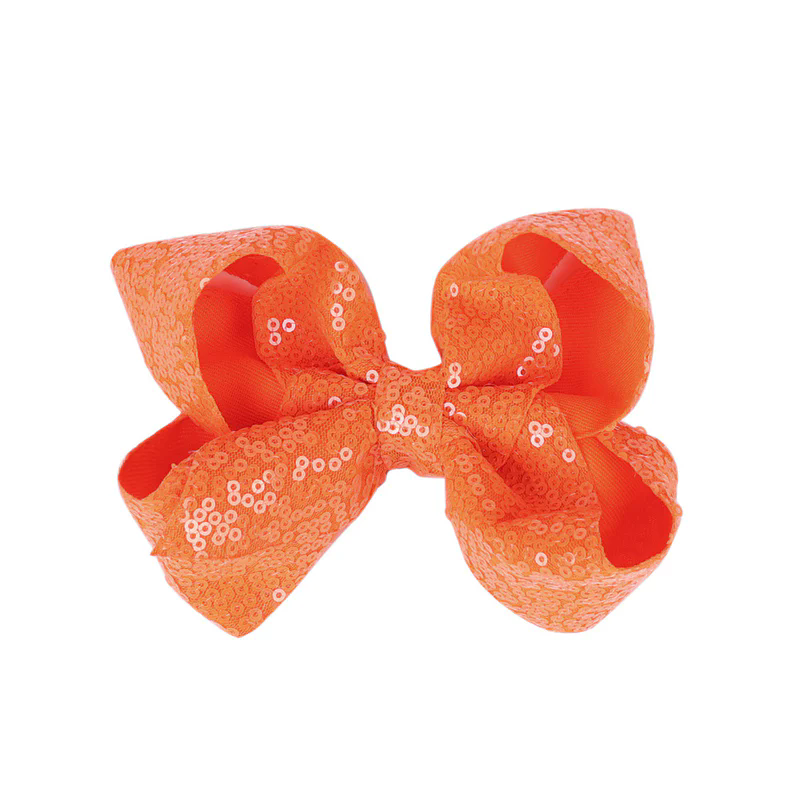Glam Sequin Bow Hair Clip for Girls – Sparkle & Shine Bow