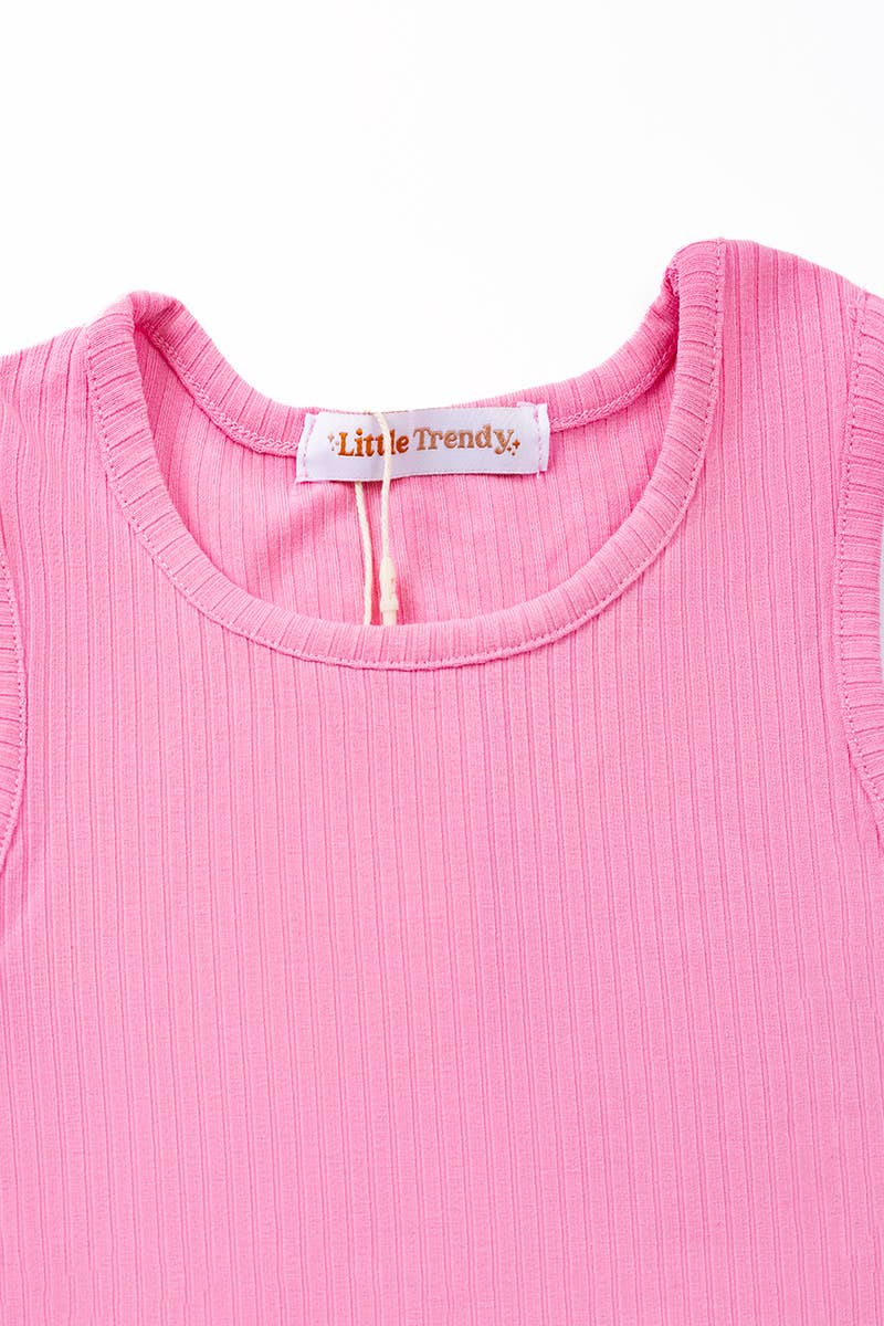 Pink Biker Short Set