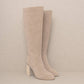 The Cedar Knee High Block Heel Boot