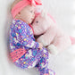 SoftSnooze™ Baby Girls Bamboo Viscose Unicorn Footed Ruffle One Piece Pajama