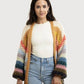 Rainbow Knitted Cardigan