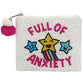 Full Of Anxiety Handmade Beaded Coin Purse