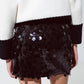 Big Sequin Mini Skirt