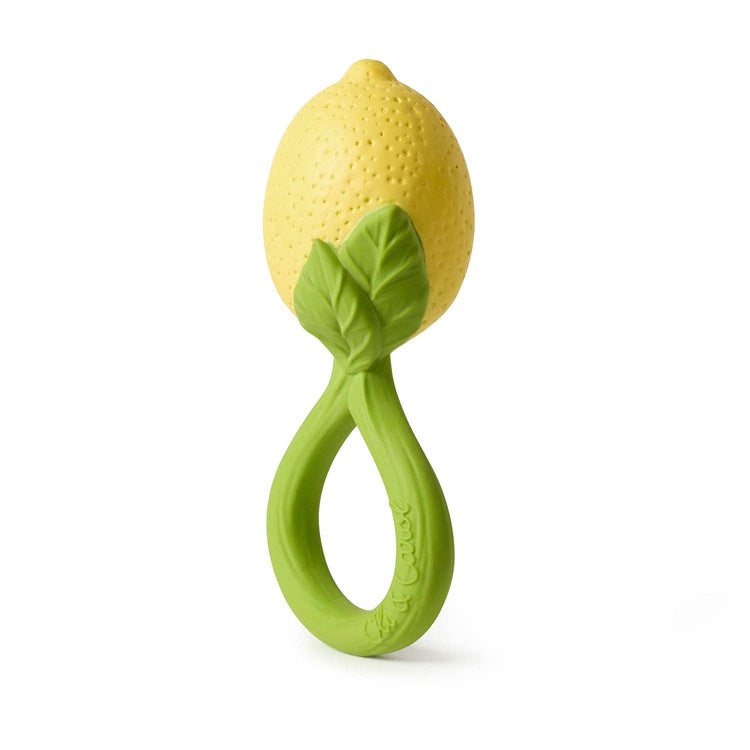 Capri Lemon Baby Rattle