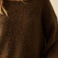 Textured Knit Bubble-Sleeve Sweater