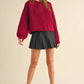 Cranberry Cardigan