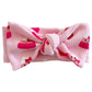 Organic Waffle Knot Bow, Miss Candy Corn