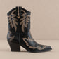 The Nantes Black Cowboy Boot