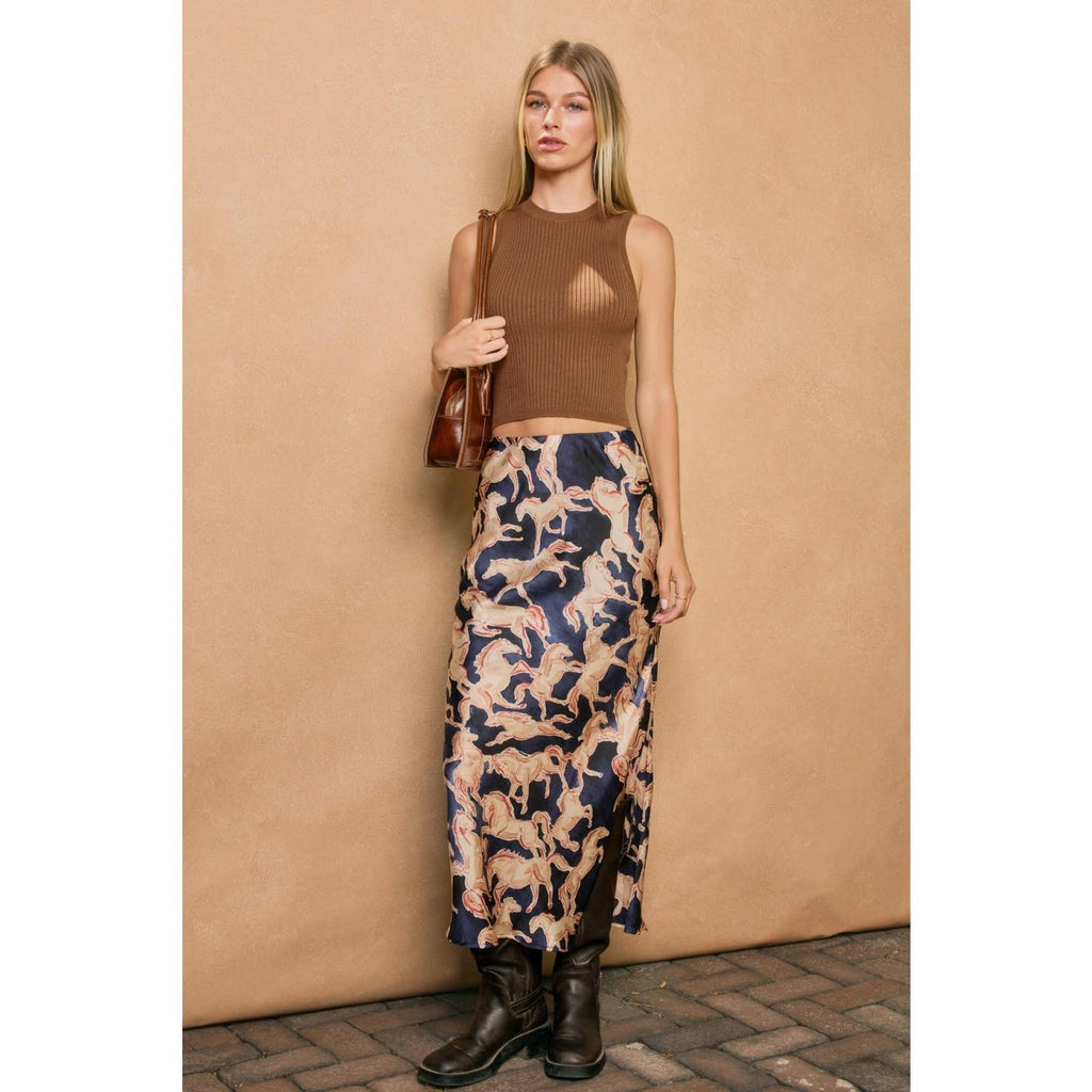 Riverbend Pull On Maxi Skirt
