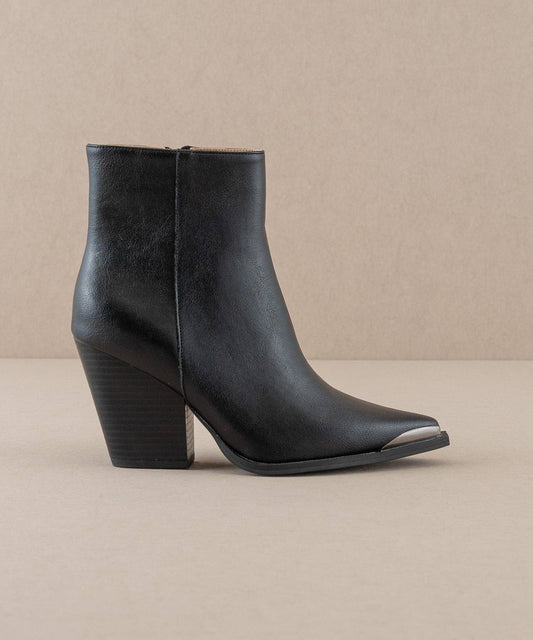 The Frankie Black Bootie