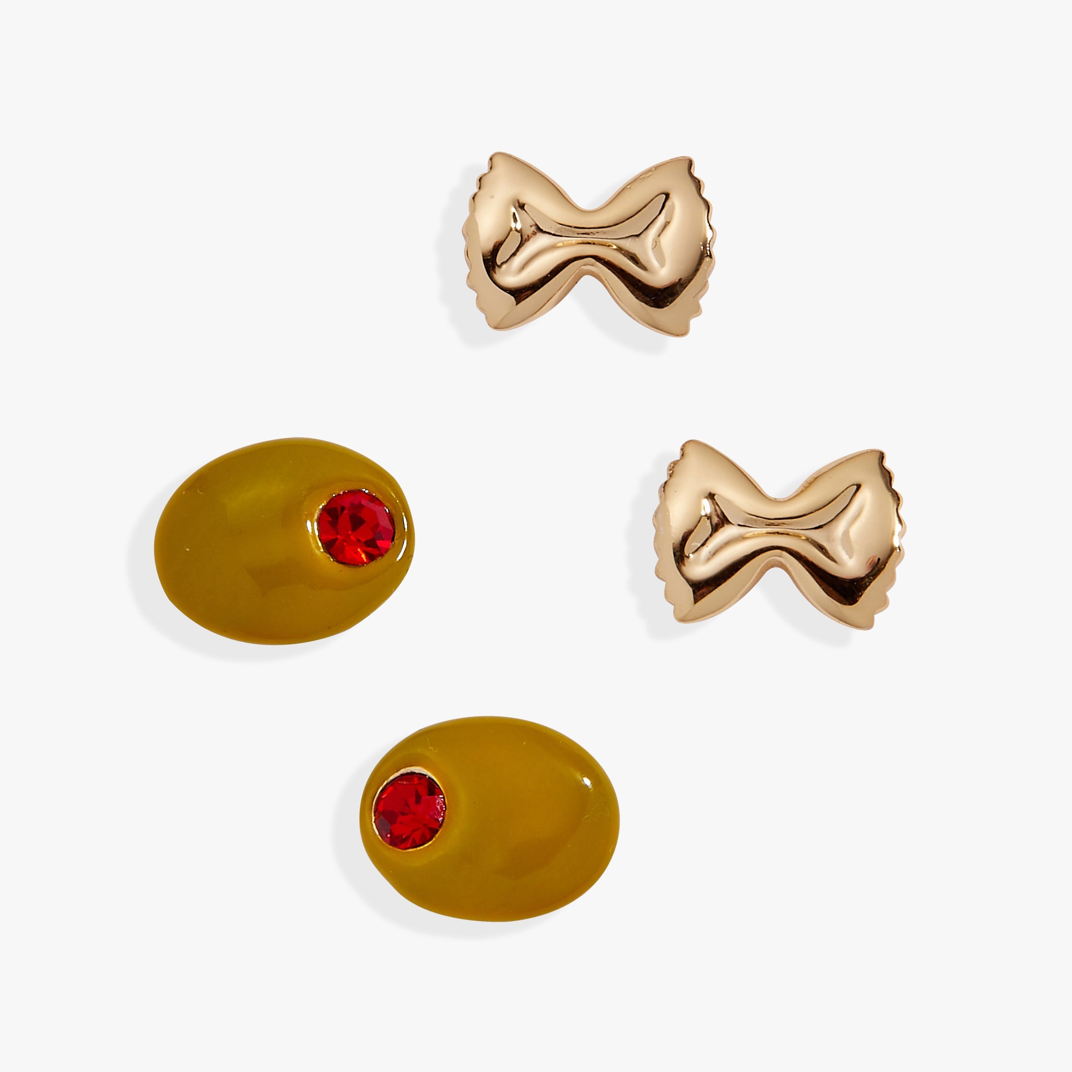 Alex + Ani - Pasta Girl Stud Earrings Set Of 2