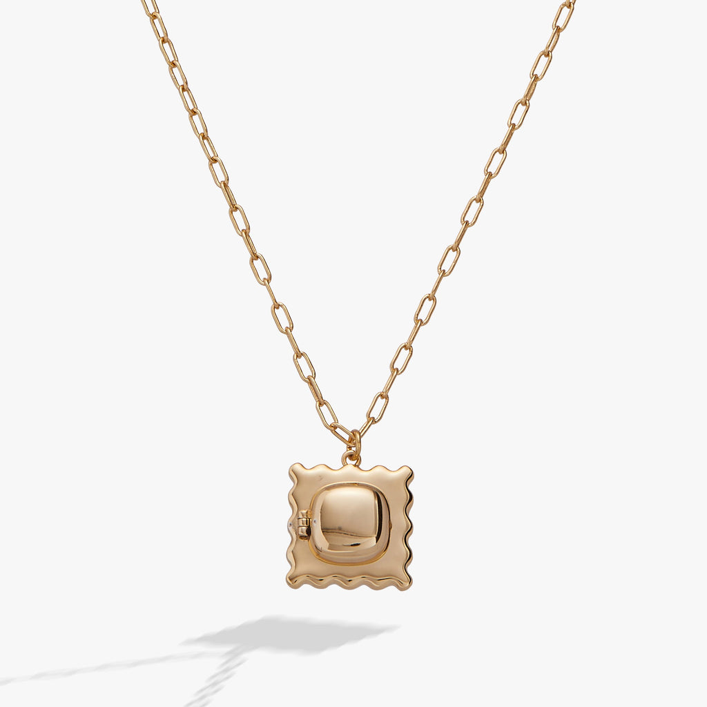 Alex + Ani - Pasta Girl 'Anything Is Pastable' Ravioli Locket Pendant