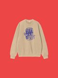 Salty Sardines, Fisherman Boxy Cotton Sweatshirt